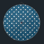 Teal Polka Dots Dartboard<br><div class="desc">lovely teal polka dot art</div>