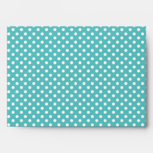 Teal Polka Dots Envelopes