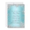 Teal Princess Winter Wonderland Sweet 16 Invite