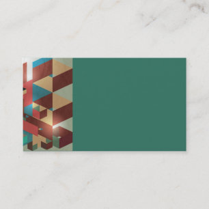 Teal Prism Business Cards