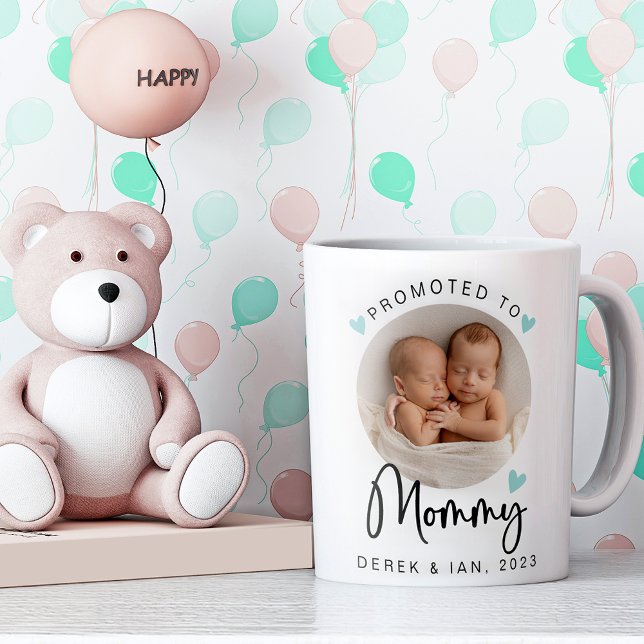Teal Promoted to Mummy | Photo Gift Mug (Creator Uploaded)