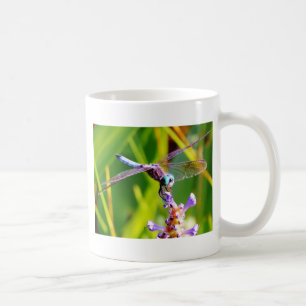 Teal & purple Dragonfly Coffee Mug