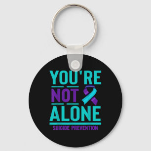 Teal Purple Mental Health Awareness Suicide Preven Key Ring