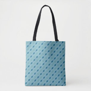 Teal Rain Chain Tote Bag