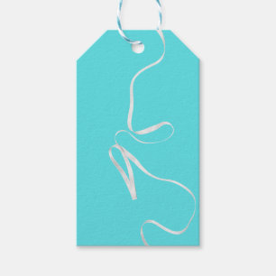 Teal & Ribbon Gift Tags