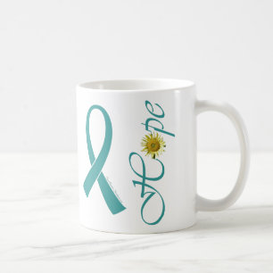 Teal Ribbon Hope Mug