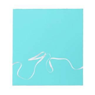 Teal & Ribbon Notepad