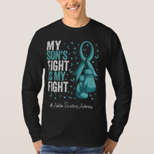 Teal Ribbon Son Addiction Recovery Awareness T-Shirt