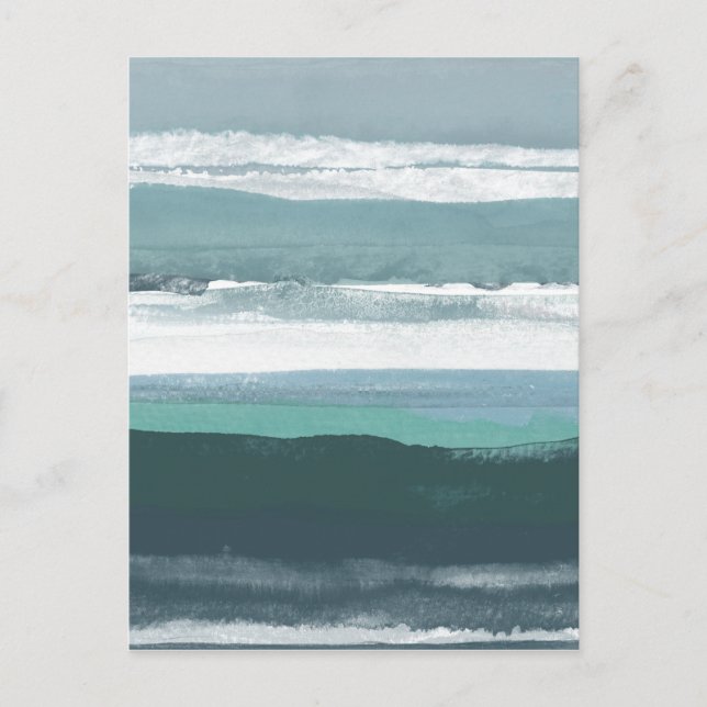 Teal Sea Postcard (Front)