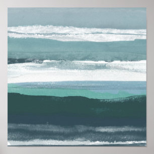 Teal Sea Poster