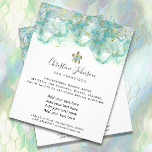 teal sea turtle flyer