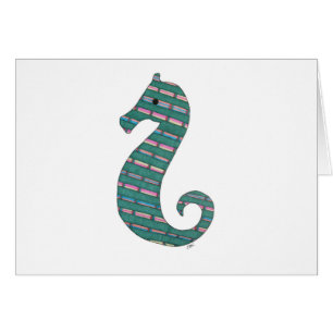 Teal Seahorse