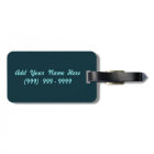 Teal Seahorse Personalised