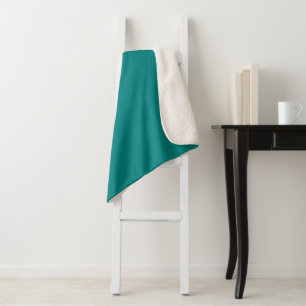 Teal Sherpa Blanket