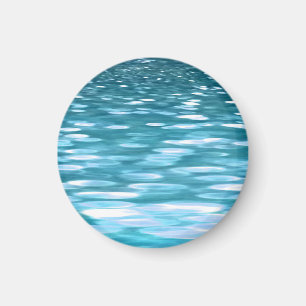 Teal shimmer magnet