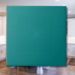 Teal Solid Colour | Classic | Elegant Ceramic Tile<br><div class="desc">Teal Solid Colour | Classic | Elegant | Trendy | Stylish | Gift</div>