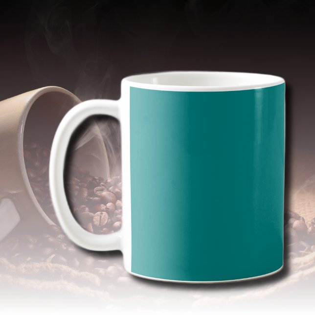 Teal Solid Colour | Classic | Elegant Coffee Mug (Creator Uploaded)