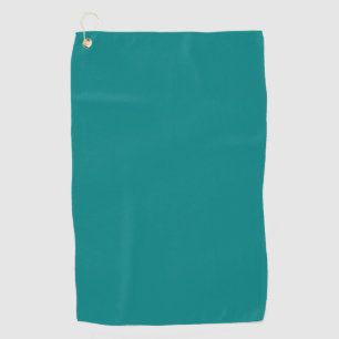 Teal Solid Colour Classic Elegant Golf Towel