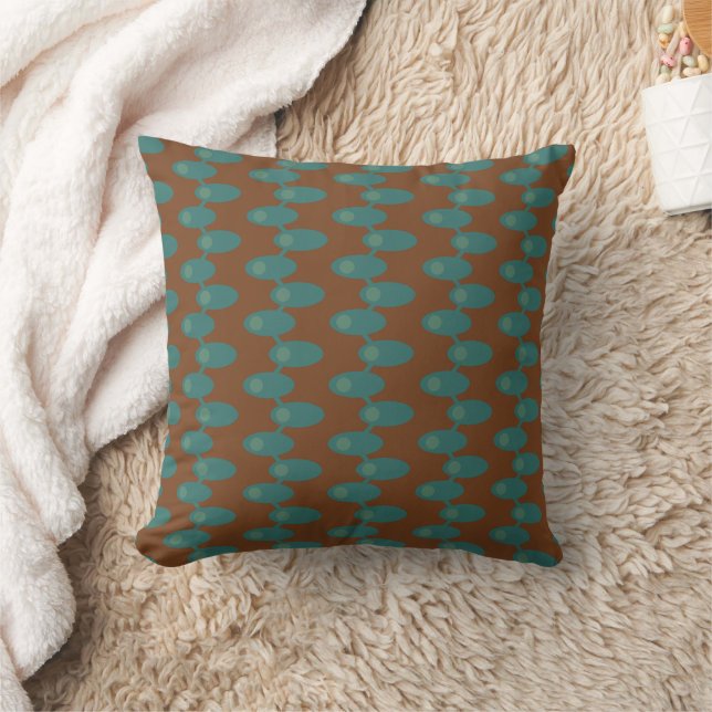 Teal Spaceships  Cushion (Blanket)
