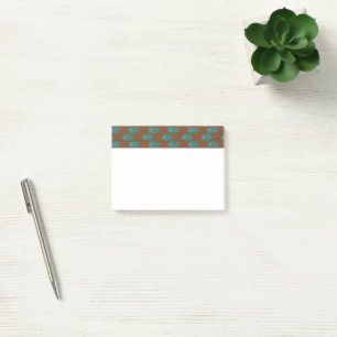 Teal Spaceships Post-it Notes