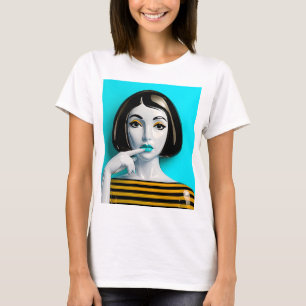 Teal Stare Mus T-Shirt