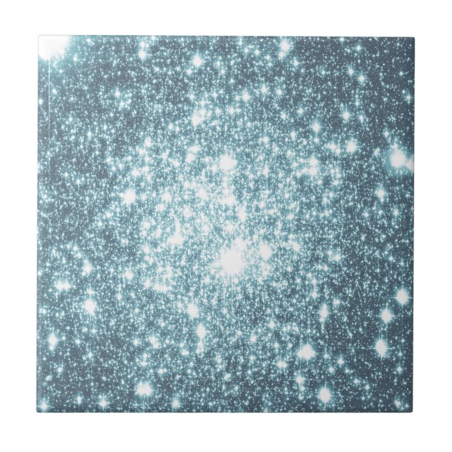 Teal Stars Tile (Front)