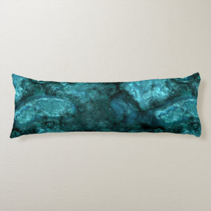 Teal Stone abstract Body Cushion