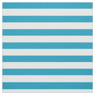 Teal Striped Fabric