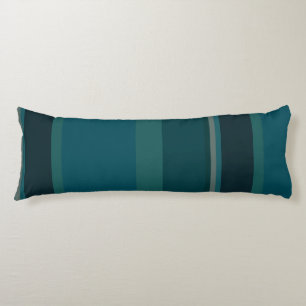 Teal Stripes Body Cushion