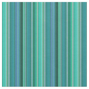 Teal Stripes Design Fabric