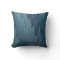 Teal Tartan Feather Pattern Design Throw Pillow