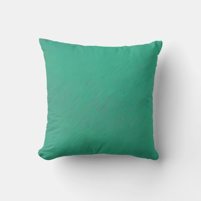Teal Texture Lumbar and Throw Pillows (Front)