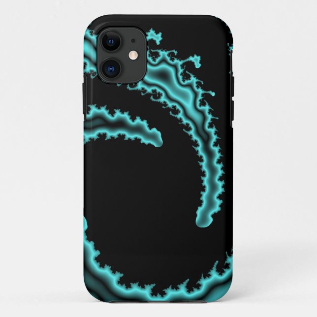 Teal Tidal Wave Case-Mate iPhone Case (Back)