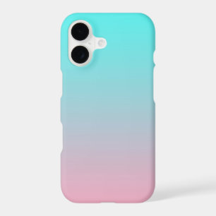 Teal to Pink Simple Gradient Blended Background
