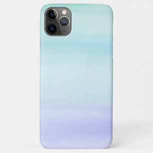 Teal to Purple Watercolor Wash Zazzle_Growshop. iPhone 11 Pro Max Case