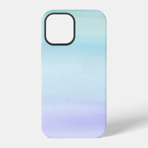 Teal to Purple Watercolor Wash Zazzle_Growshop. iPhone 12 Case