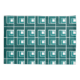 Teal Topsy Turvy  Pillowcase