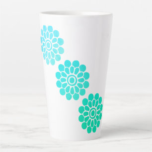 Teal Tranquillity Latte Mug