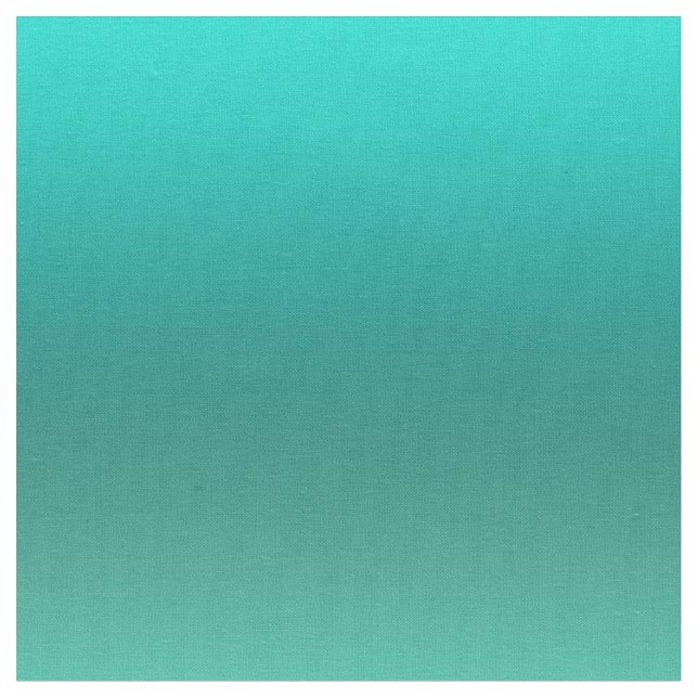 Teal Turquoise Gradient Ombre Colored Fabric (Close Up)