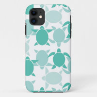Teal Turtle Pattern