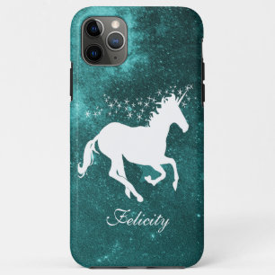 Teal Unicorn Personalised Case-Mate iPhone Case
