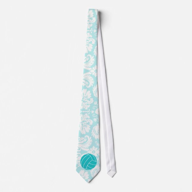 Teal Volleyball Tie (Front)