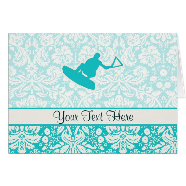 Teal Wakeboarder (Front Horizontal)