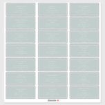 Teal Wedding Guest Address Labels<br><div class="desc">These teal wedding guest address labels are perfect for your rustic modern minimalist boho teal wedding. The design features minimal contemporary font accompanied by formal calligraphy. Keep it as is,  or choose to personalise it with your own artwork!</div>