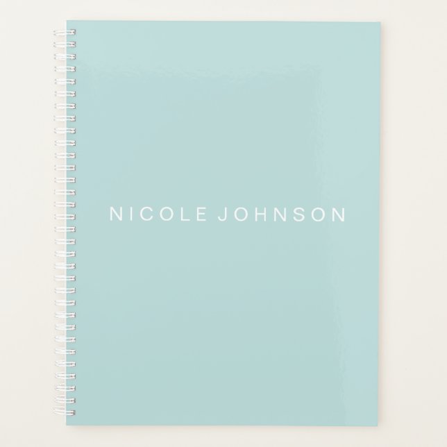 Teal / Weekly/Monthly Planner (Front)