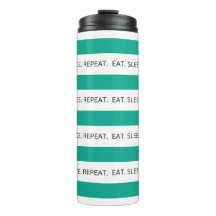 Teal & White Striped Dance Quote