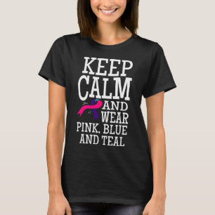 Teals Thyroid Cancer Awareness Ribbon Gifts T-Shirt