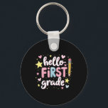 Team 1st Grade Back To School Outfit  Key Ring<br><div class="desc">Team 1st Grade Back To School Outfit</div>