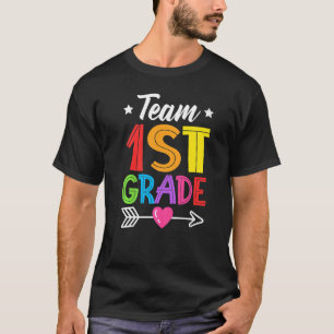 Team 1st Grade Teacher Student Kid Back To School  T-Shirt