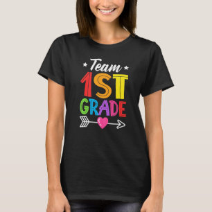 Team 1st Grade Teacher Student Kid Back To School  T-Shirt